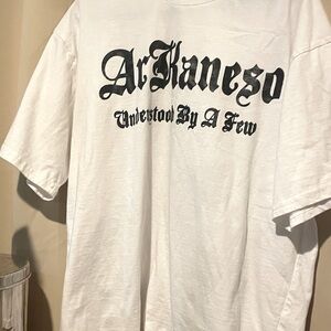 White Short Sleeve Men's Tee